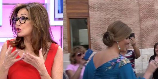 Surrealismo total: Se hacen pasar por Ana Rosa Quintana para conseguir fotos de la boda de Bel&eacute;n Esteban