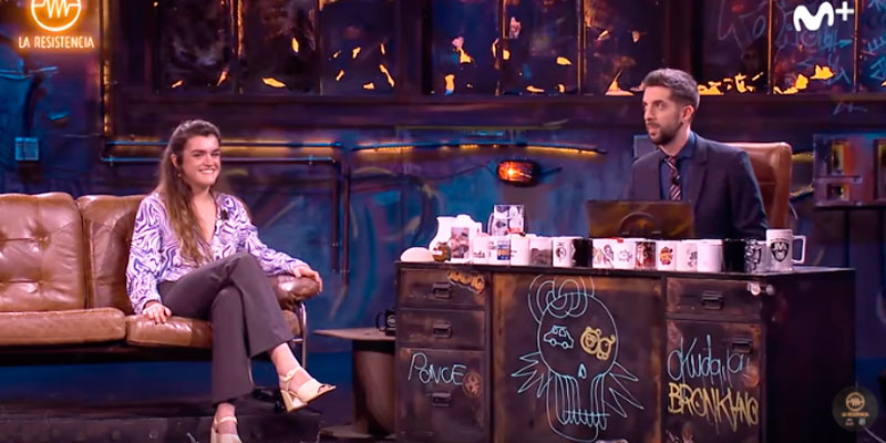 Amaia deja descolocado a David Broncano al hablarle de su descomunal fuerza