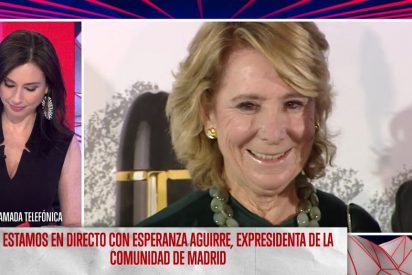 Esperanza Aguirre se harta de las mentiras de Marta Flich, feminista de pega y franquista de novio