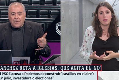 La prepotencia de Irene Montero ante las narices de Ferreras que puede llevarnos a todos a nuevas elecciones