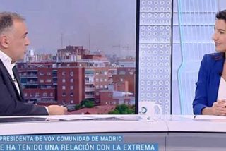 Xabier Fortes pregunta a Roc&iacute;o Monasterio por Primo de Rivera y la respuesta es brutal: "Seguramente est&eacute; usted m&aacute;s cerca por edad que yo"