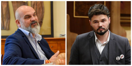 Víctor del Real (VOX) manda a esparragar al forofo Rufián y de paso le recuerda que lleva 25 meses de más chupando del dinero de todos los españoles