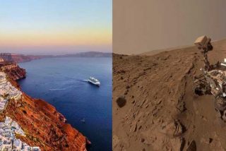 El volcán de Santorini, nuevo análogo terrestre en Marte