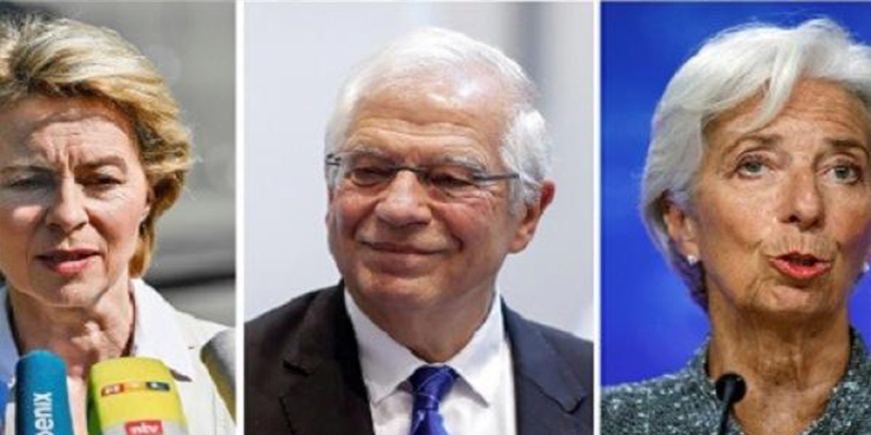 Reparto de sillones en Europa: La ministra de Defensa alemana ser&aacute; la primera presidenta de la Comisi&oacute;n Europea y Borrell, jefe de la diplomacia