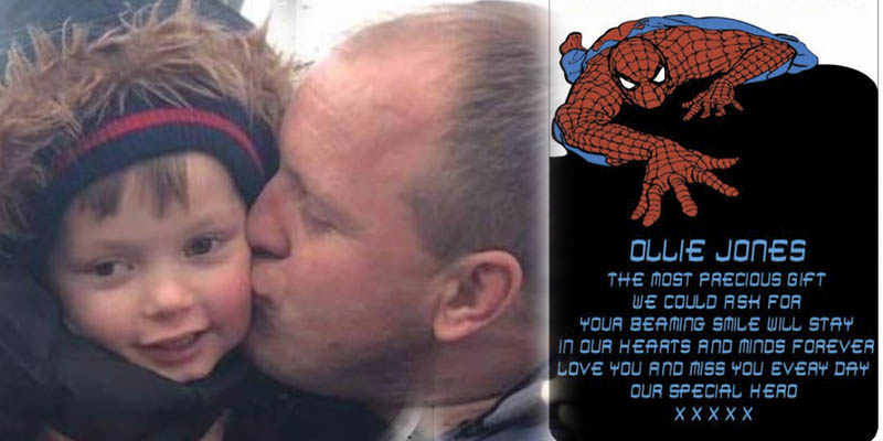 Disney proh&iacute;be a este padre poner un grabado de Spider-Man en la tumba de su hijo de 4 a&ntilde;os