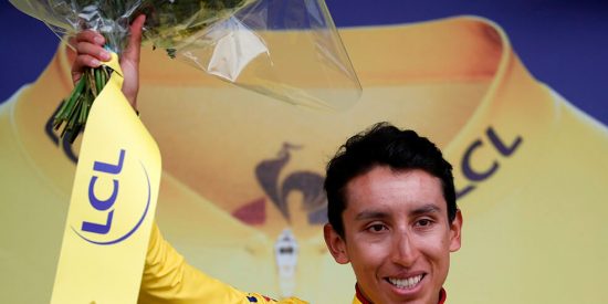 El colombiano Egan Bernal llega de amarillo a París y es el ganador virtual del Tour de Francia 2019