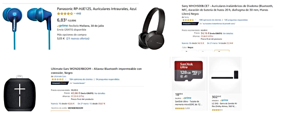 Amazon electrónica rebajas hasta –58%