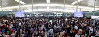 La huelga del personal de Iberia en Barcelona-El Prat obliga a cancelar cientos de vuelos