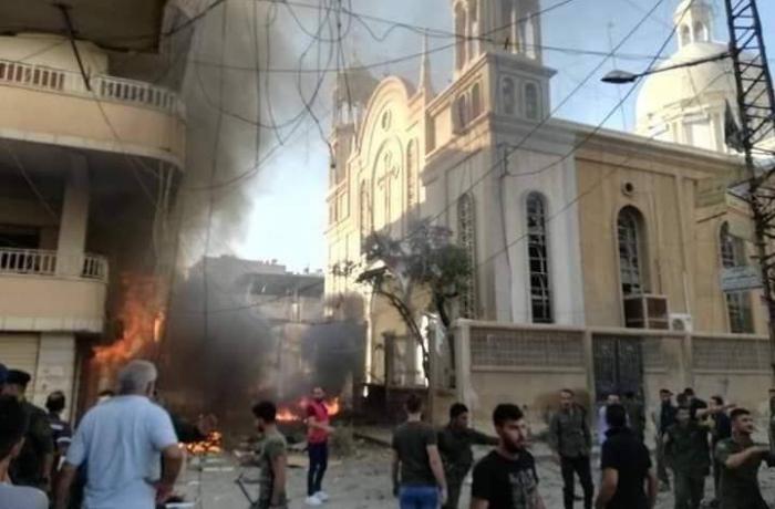 Al menos doce heridos en un atentado con coche bomba contra una iglesia en Siria