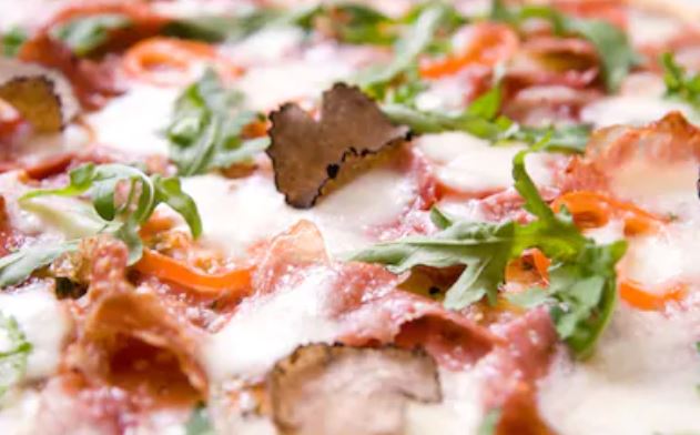 Receta de pizza con trufa
