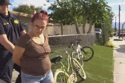 Enchironan a una despreciable mujer que arroj&oacute; a la basura a siete cachorros de perro