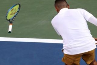 As&iacute; fue el agresivo uso del par&oacute;n para ir al ba&ntilde;o de Kyrgios