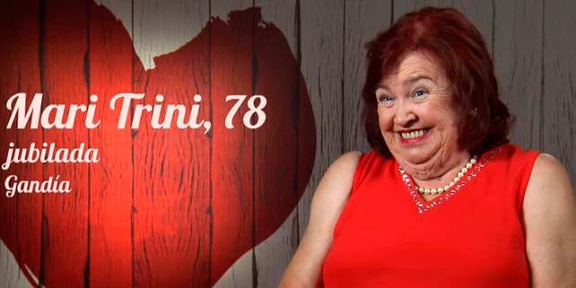 Mari Trini, la comensal de 'First Dates' de 78 a&ntilde;os que se declara "multiorg&aacute;smica"