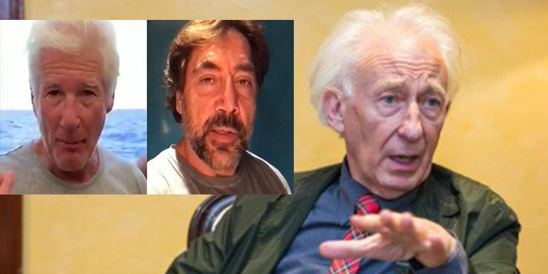 Albert Boadella sugiere a Javier Bardem y Richard Gere que repartan algunos de sus millones en lugar de hacerse fotos con el Open Arms
