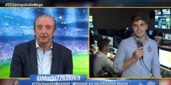 &iexcl;Becarios, no! Pedrerol le perdona la vida a un redactor de 'El Chiringuito': "&iquest;Te crees que hacemos un programa para nadie?"