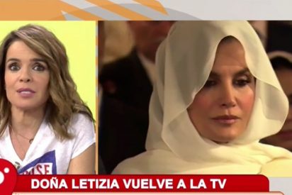 Chaparro, que soñaba con la primicia, se pica con la reina Letizia: "Fuimos compañeras..."