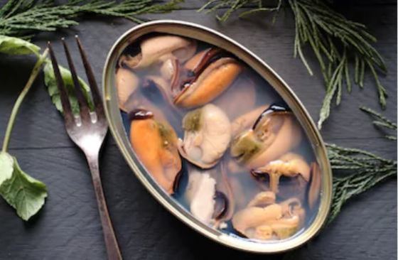 Propiedades de los mejillones de lata