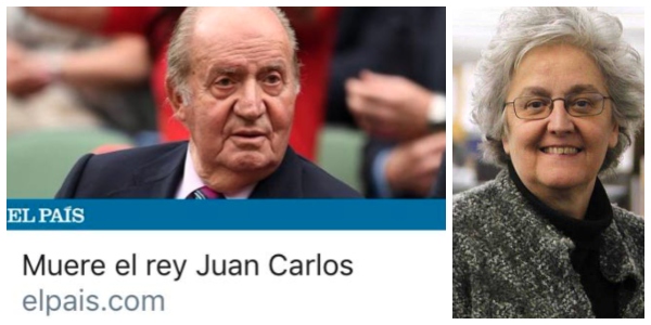 ¡La pifia de la década! El País 'mata' al rey Juan Carlos y las redes se descojonan del 'periodismo serio' de Gallego-Díaz