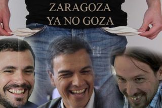 Tras 16 años de gobiernos municipales de Podemos-IU y PSOE , el Ayuntamiento de Zaragoza, esta en la quiebra absoluta, con deudas de más de mil millones de euros