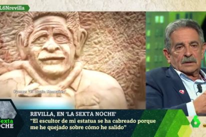 El Quilombo / Revilla, cabreado como una mona con el escultor que le hizo un 'Ecce homo': "No me ha puesto ni cuello"