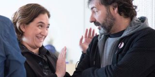 Oscar Camps y Ada Colau