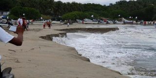 Esta playa se 'hunde' en una turística localidad mexicana debido a un misterioso fenómeno