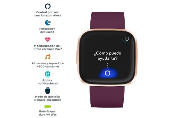 Fitbit Versa 2 el smartwatch con Alexa