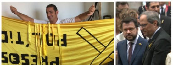 &iquest;Qu&eacute; son los delitos de 'des&oacute;rdenes p&uacute;blicos' de los que la Generalitat independentista pretende acusar a Juan Rivas, el hombre que hizo sonar el himno de Espa&ntilde;a durante la Diada?