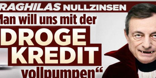 La prensa alemana contra el BCE: &rdquo;El conde Draghila est&aacute; chupando nuestras cuentas"