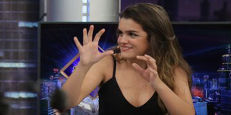 Le llueven las cr&iacute;ticas a Amaia por este gesto en 'El Hormiguero'