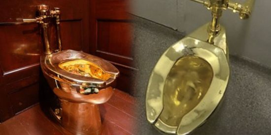 La Polic&iacute;a recupera el water de oro macizo, valorado en US$5 millones, que los cacos robaron en el palacio donde naci&oacute; Churchill