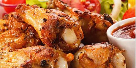 Alitas de pollo crujientes al horno