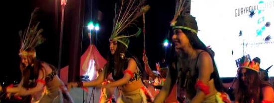 La danza de las bellas "Guerreras Amazonas" de Ecuador
