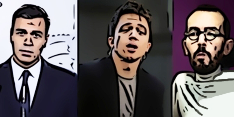La izquierda ya es una caricatura: desde la rid&iacute;cula carta de S&aacute;nchez hasta Echenique prepoteando a laSexta