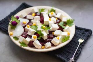 Ensalada de remolacha y queso fresco