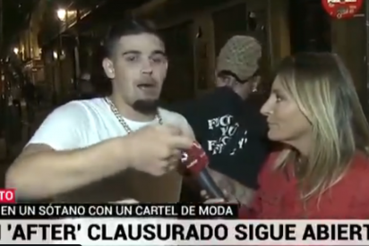 La bochornosa conexi&oacute;n que demuestra por qu&eacute; Telemadrid no la ve ni el Tato: pu&ntilde;aladas en un 'after' ilegal y risas de la reportera