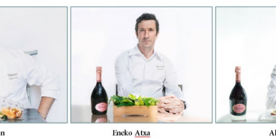 "Ruinart Rosé Market" llega a Madrid con platos creados por tres de los mejores chefs nacionales: Ángel León, Eneko Atxa y Albert Adrià