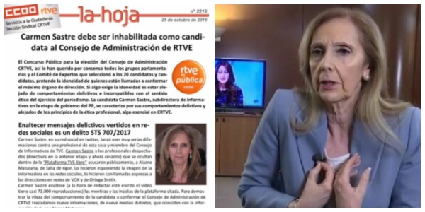 Los matones sindicales de la izquierda amenazan a la valiente periodista que denuncia las intoxicaciones de 'Tele-S&aacute;nchez'