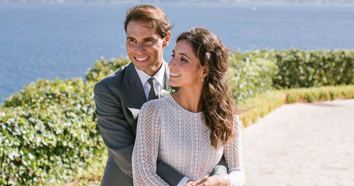 Rafa Nadal se vuelca con sus fans y filtra dos fotograf&iacute;as de su boda con Xisca Perell&oacute;
