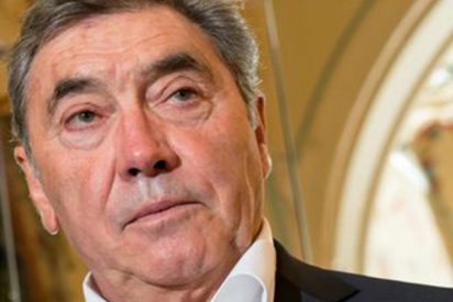 El m&iacute;tico ciclista Eddy Merckx, hospitalizado tras caerse de la bicicleta y darse un fuerte golpe en la cabeza
