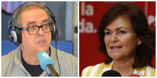 Santiago González a la lenguaraz Calvo: "No sé que más abunda en la izquierda, si la añoranza de Franco o la pura gilipollez"