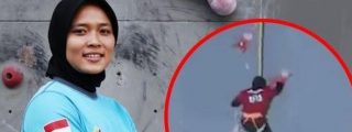 &iquest;Has visto como la 'mujer-ara&ntilde;a' escala la pared en tal s&oacute;lo 7 segundos?... 'sobrenatural'