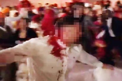 Pelea brutal en una lujosa boda dej&oacute; a tres heridos graves