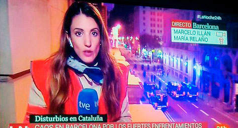 Por fin un canal de televisión español se acuerda de los cámaras y pone sus nombres en pantalla