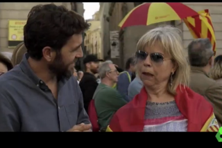 El Quilombo / La catalana que le sacude un zasca bestial a Gonzo: "Yo tengo que esconder mi bandera espa&ntilde;ola, ellos no"