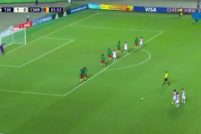 Alucine con la pizarra de Tayikist&aacute;n en el Mundial sub-17