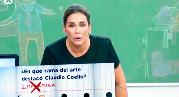 Vicky Mart&iacute;n Berrocal pone en evidencia su 'bajo nivel cultural' y confunde a Claudio Coello con Paulo Coelho