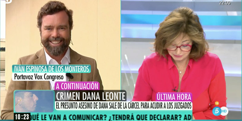 El glorioso troleo de Espinosa de los Monteros cuando revela en Telecinco qui&eacute;n es para &eacute;l la pol&iacute;tica m&aacute;s atractiva