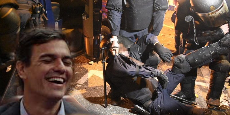 El Gobierno S&aacute;nchez s&oacute;lo paga 10,66 euros brutos la hora a los polic&iacute;as y guardias civiles que se juegan la vida en la 'ratonera Catalana'; menos de lo que cobran las se&ntilde;oras de la limpieza