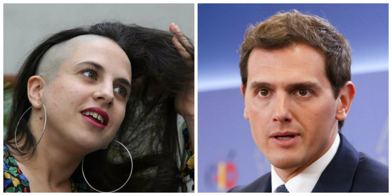 Albert Rivera le brinda una 'incendiaria' idea a la antisistema y antiespa&ntilde;ola escritora Cristina Morales